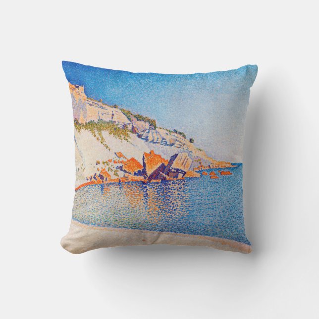Coussin Cassis, Casquette Lombard, Opus 196, Signac (Recto)