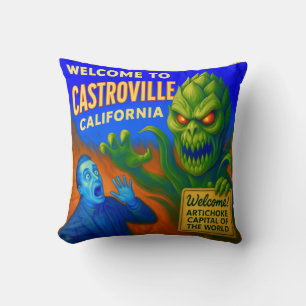 COUSSIN CASTROVILLE, CALIFORNIE 16X16 POUCE D'ÉCLAIRAGE.