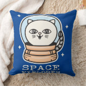 Coussin Cat de l'Explorateur d'espace (Couverture)
