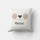 Coussin Cat Face Meow (Verso)