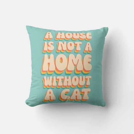 Coussin Cat Home (Recto)
