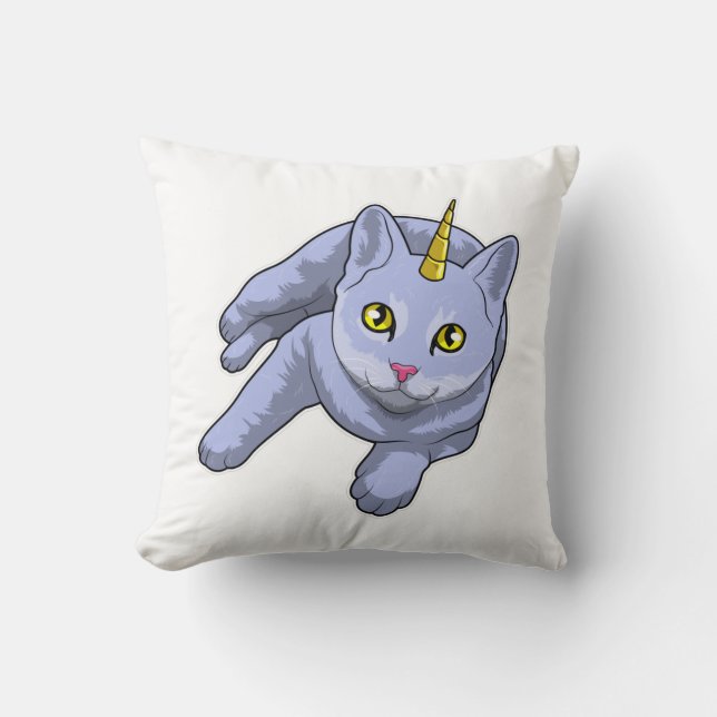 Coussin Cat Unicorn (Recto)