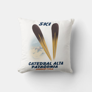 Coussin Catedral Alta Patagonia, Argentine poster ski