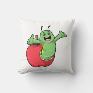 Coussin Caterpillar with Apple