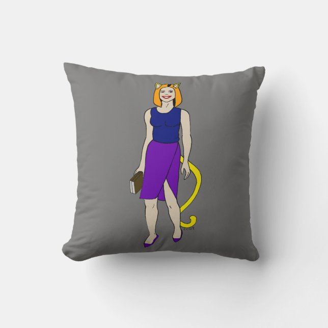 Coussin catgirl (Recto)