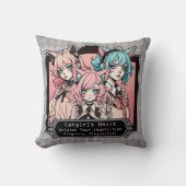 Coussin Catgirls Unait (Recto)