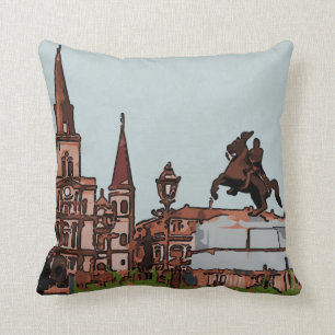Coussin Cathédrale de la Nouvelle-Orléans, Jackson Carré