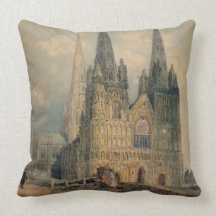 Coussin Cathédrale de Lichfield, le Staffordshire, 1794
