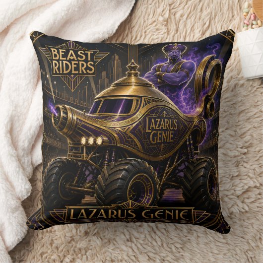 Coussin Cavalier de bête/Lazarus Génie/coussin (Couverture)