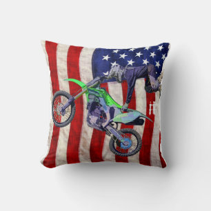 Coussin Cavalier de motocross freestyle volant haut