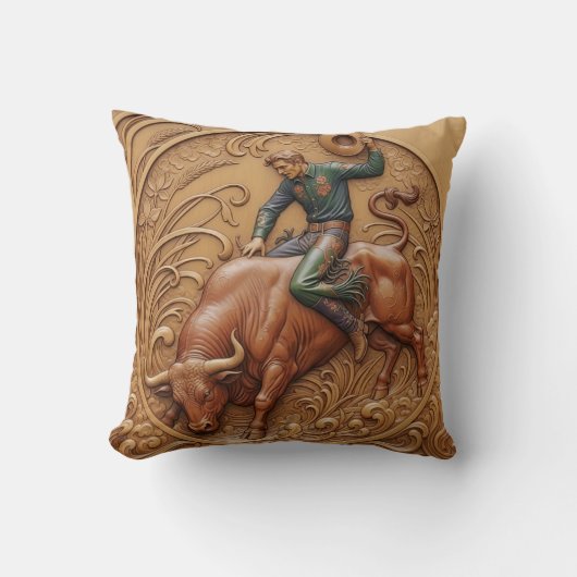 Coussin cavalier de taureau (Recto)
