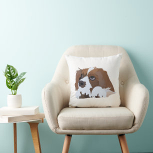 Coussin Cavalier King Charles Spaniel Chien Chien Chien Ch