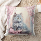 Coussin Cavalier rose Gris Kitten (Couverture)