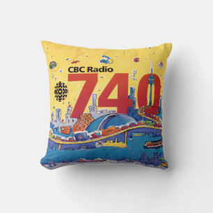 Coussin  CBC Radio 740 - Habillage promotionnel (1980)