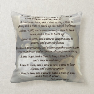 Coussin CCE 3 1-8 à chaque chose il y a une saison