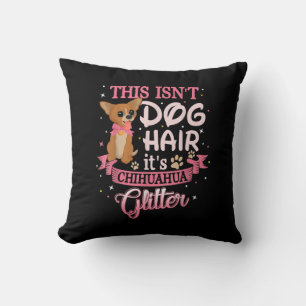 Coussin Ce Chien Coiffe Son Chihuahua Parties scintillant 