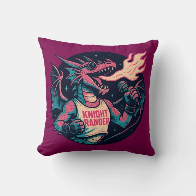 Coussin Ce dragon crache le feu (Recto)