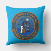 Coussin Ce Fantôme peut être soudoyé avec Candy (Verso)