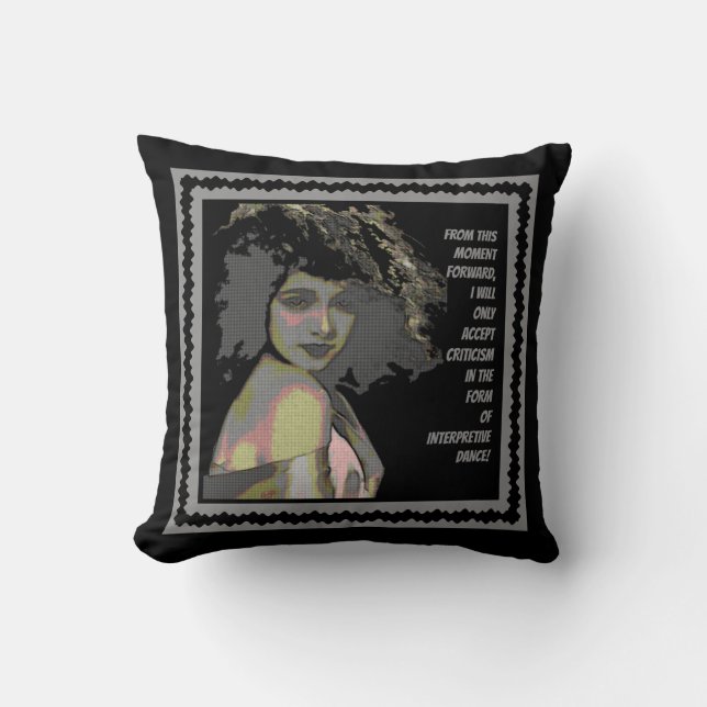Coussin Ce moment en avant (Recto)