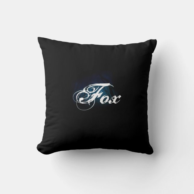 Coussin "CE QUI VOUS SAVEZ carreau de Fox RÊVES" (Recto)