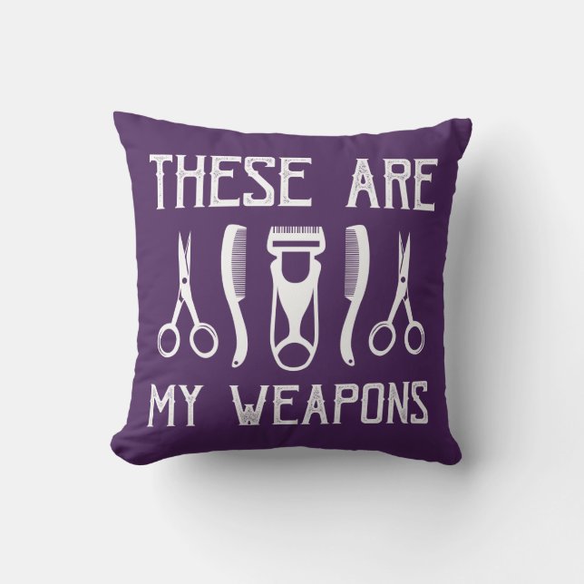 Coussin Ce sont mes armes (Recto)