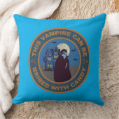 Coussin Ce Vampire peut être soudoyé avec Candy (Couverture)