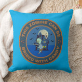 Coussin Ce Zombie peut être soudoyé avec Candy (Couverture)