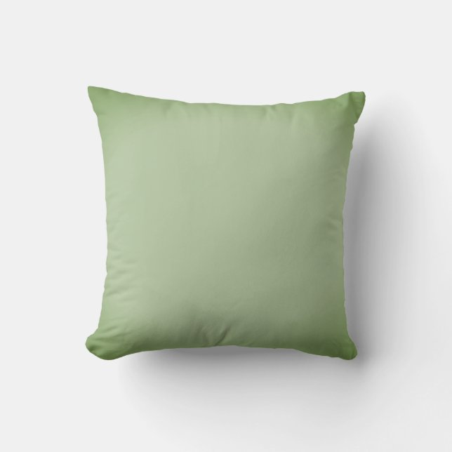 Coussin Céladon vert jade solide (Recto)