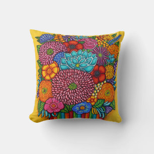 Coussin Célébration Bouquet Throw Pillo