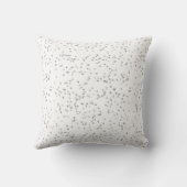 Coussin Célébration de 25 ans de mariage Confetti Star Dus (Verso)