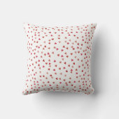 Coussin Célébration de 40 ans de mariage - Cœurs de rubis (Verso)