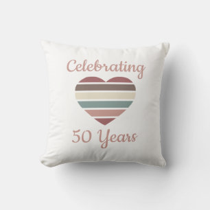 Coussin Célébration de 50 ans de mariage
