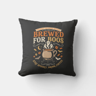 Coussin Célébration de fantômes de café d'Halloween