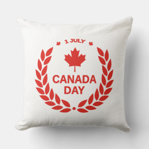 Coussin Célébration de la Fête du Canada – Fête canadienne