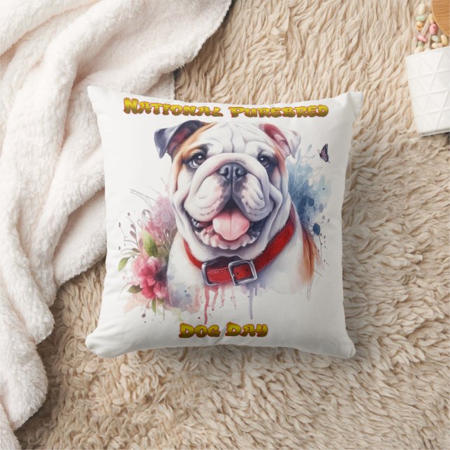 Coussin Célébration de la Journée nationale des chiens de  (Couverture)