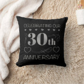 Coussin Célébration de notre 30e anniversaire (Couverture)