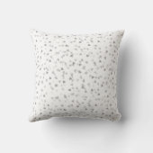 Coussin Célébration des 25 ans de mariage Confetti coeurs (Verso)