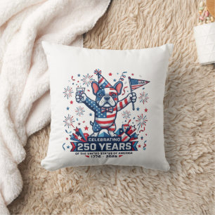 Coussin Célébration du 250e anniversaire des États-Unis Fr