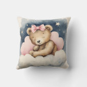 Coussin Céleste Bear Girls Nursery (Verso)