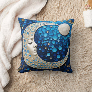 Coussin Celeste : Femme dans la lune