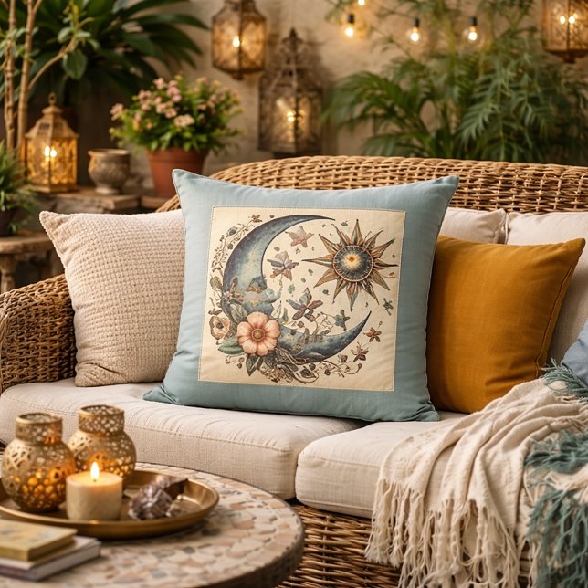 Coussin Céleste vintage (Créateur téléchargé)