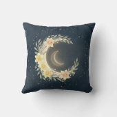 Coussin Celestial Moon & Daffodil Nursery Pillow (Verso)