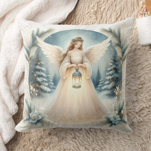 Coussin Celestial Winter Angel Lantern of Hope (Couverture)
