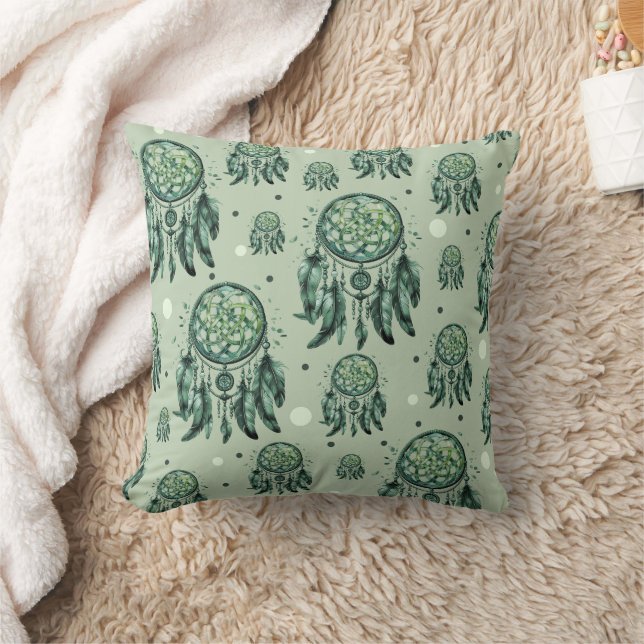Coussin Celtic knot green dreamcatcher (Couverture)