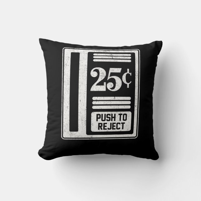 Coussin Cent 25 à jetons de rétro de Gamer arcade (Recto)