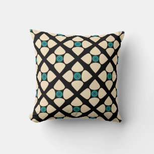 Coussin Centre de chute de la traction graphique Fleur Tur