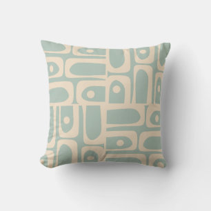 Coussin Centre du siècle moderne Piquet rétro clair Celado