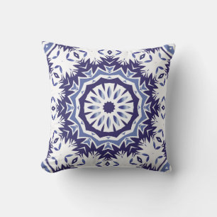 Coussin Céramique d'azulejo d'ornement portugaise. Des min