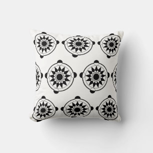 Coussin Cercle de culture géométrique futuriste Mandala