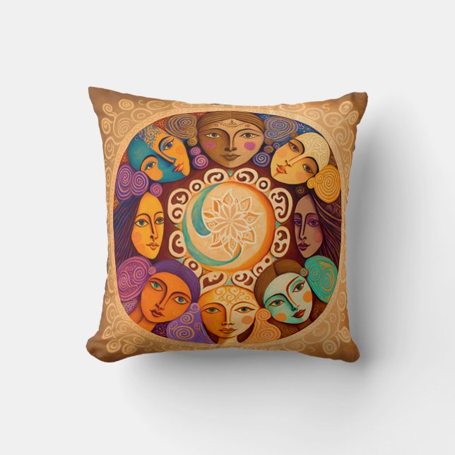 Coussin Cercle des femmes (Recto)